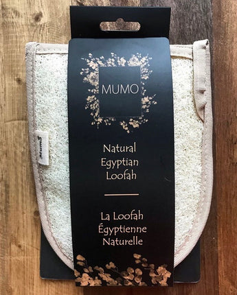 MUMO's Natural Egyptian Loofah Double-Sided Exfoliating Glove